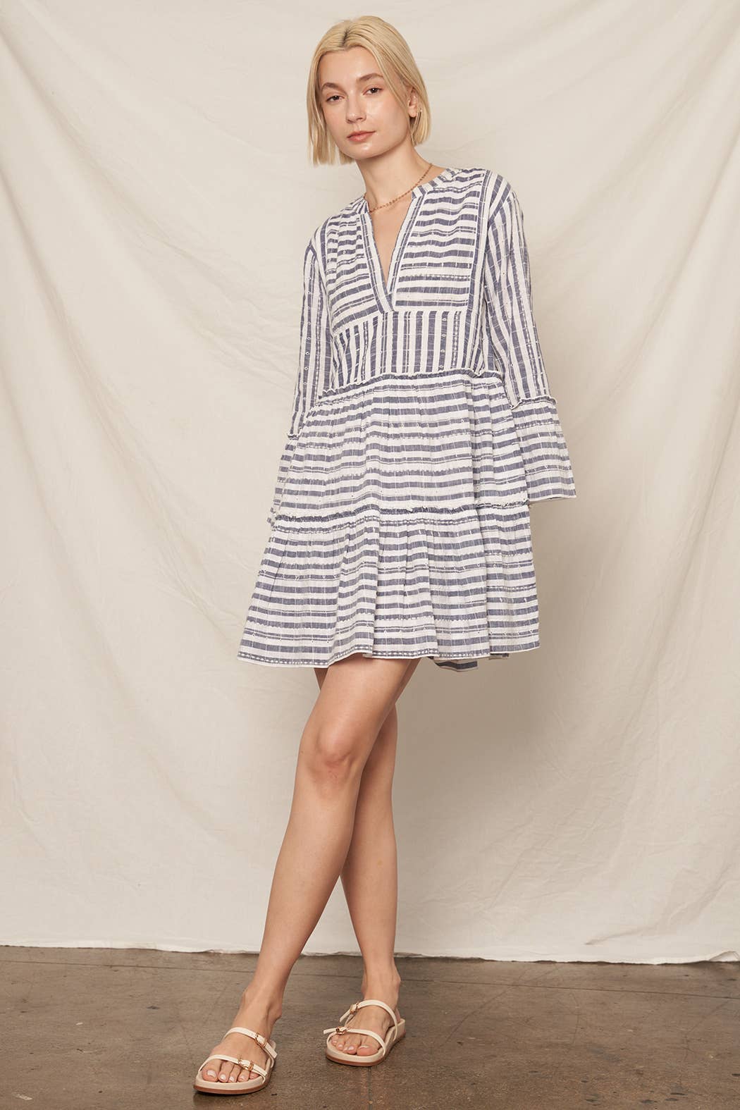 Tiered Mini Dress