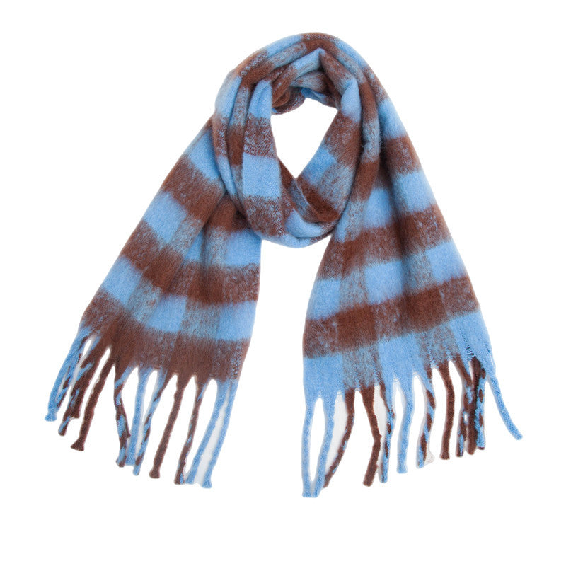 Giant Gingham Scarf