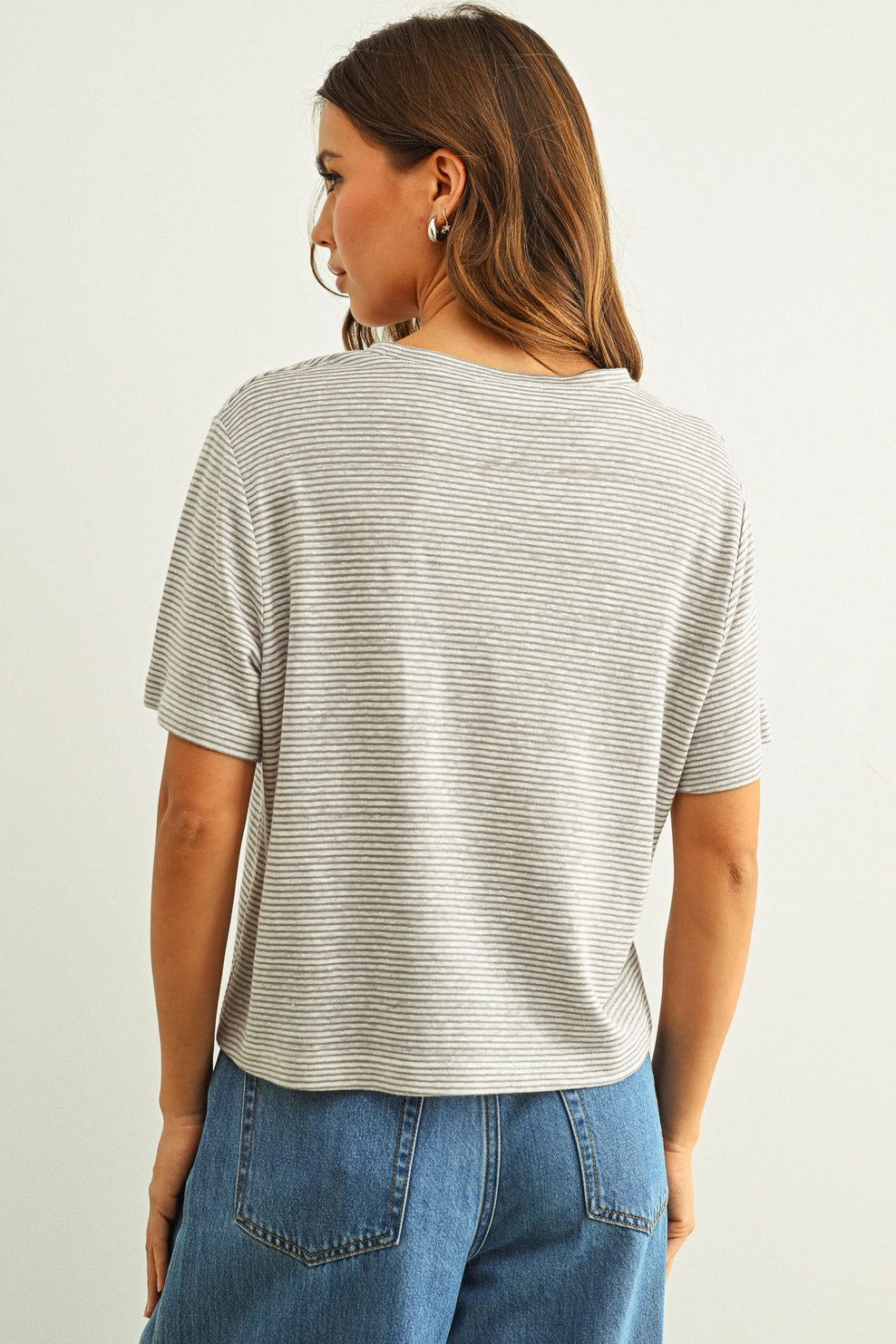 Striped Box Tee