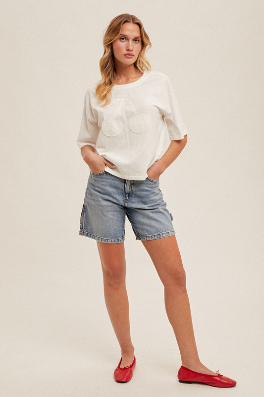 Cherry Cotton Tee