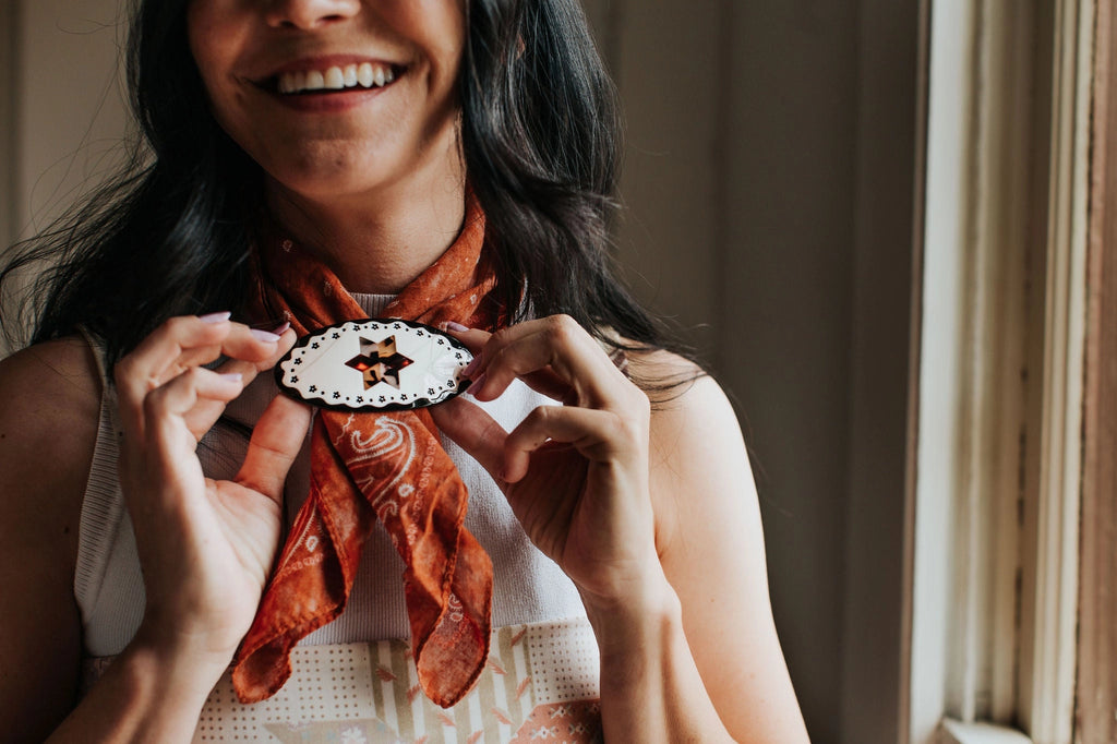 Tortoise Star Large Barrette