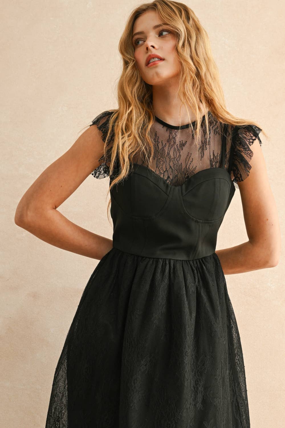 Lace Midi Dress