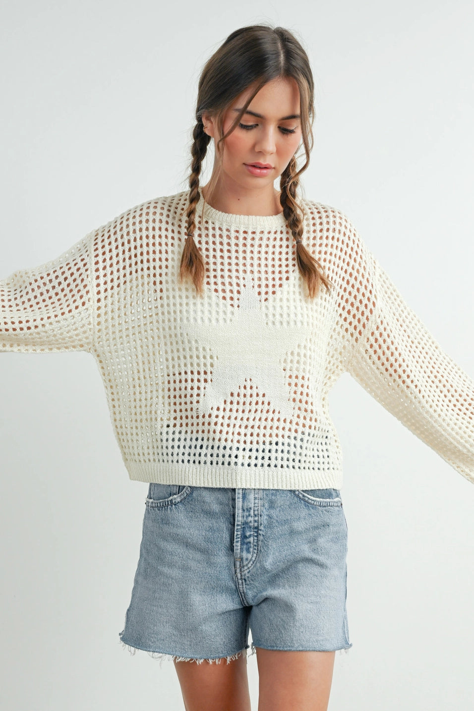 Crochet Star Sweater