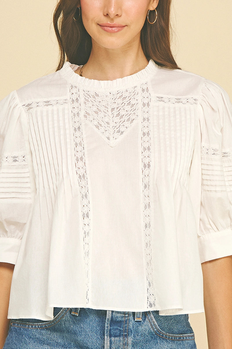 Trim Detailed Blouse