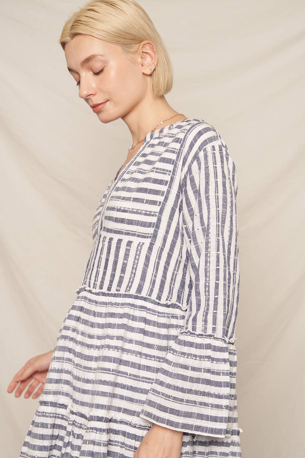 Tiered Mini Dress