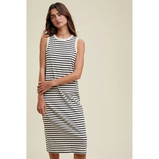 Striped Knit Dress