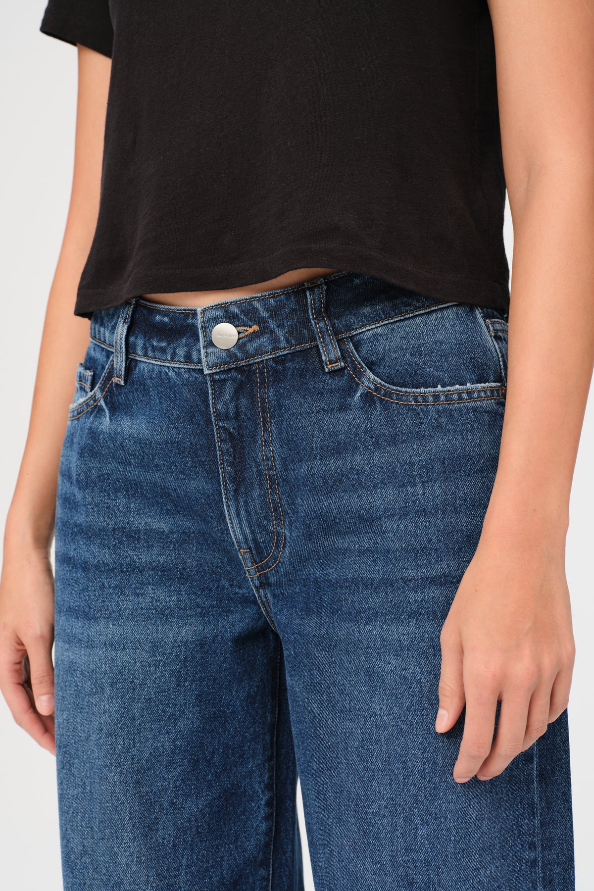 CJU Midrise Wide Leg Jean