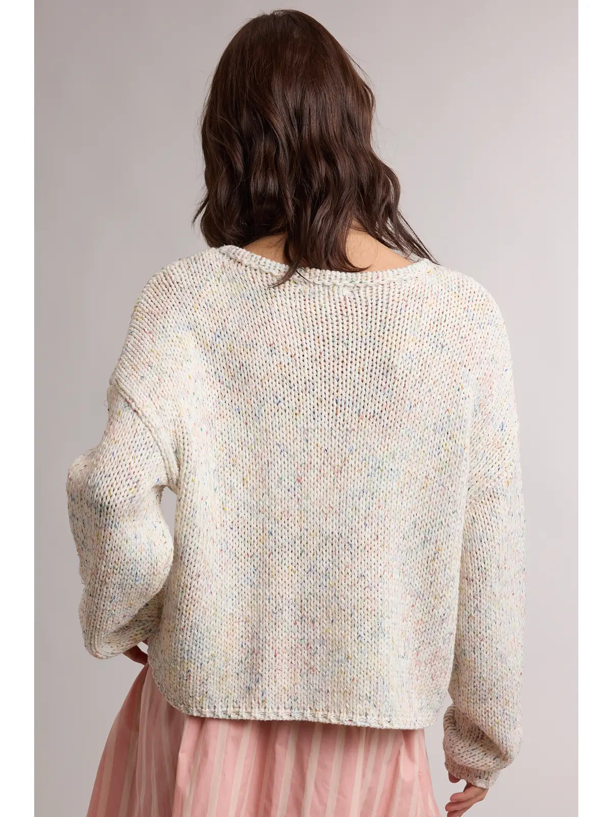 Multicolor Yarn Sweater