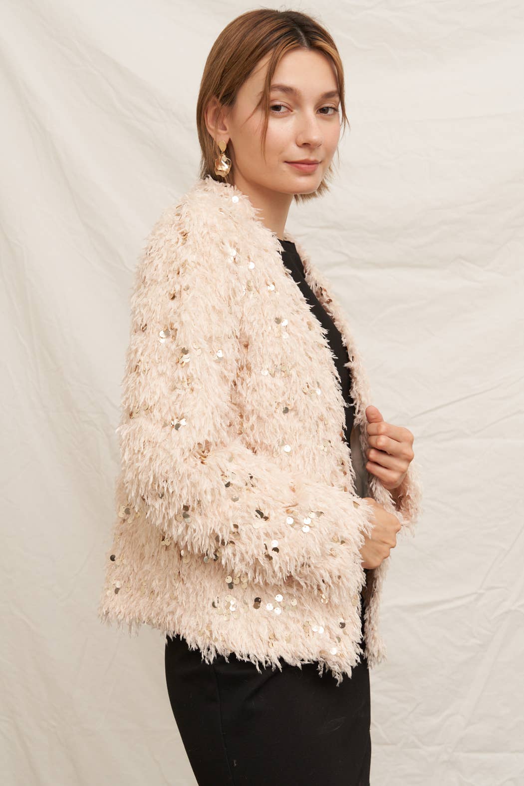 Glitter Sequin Cardi