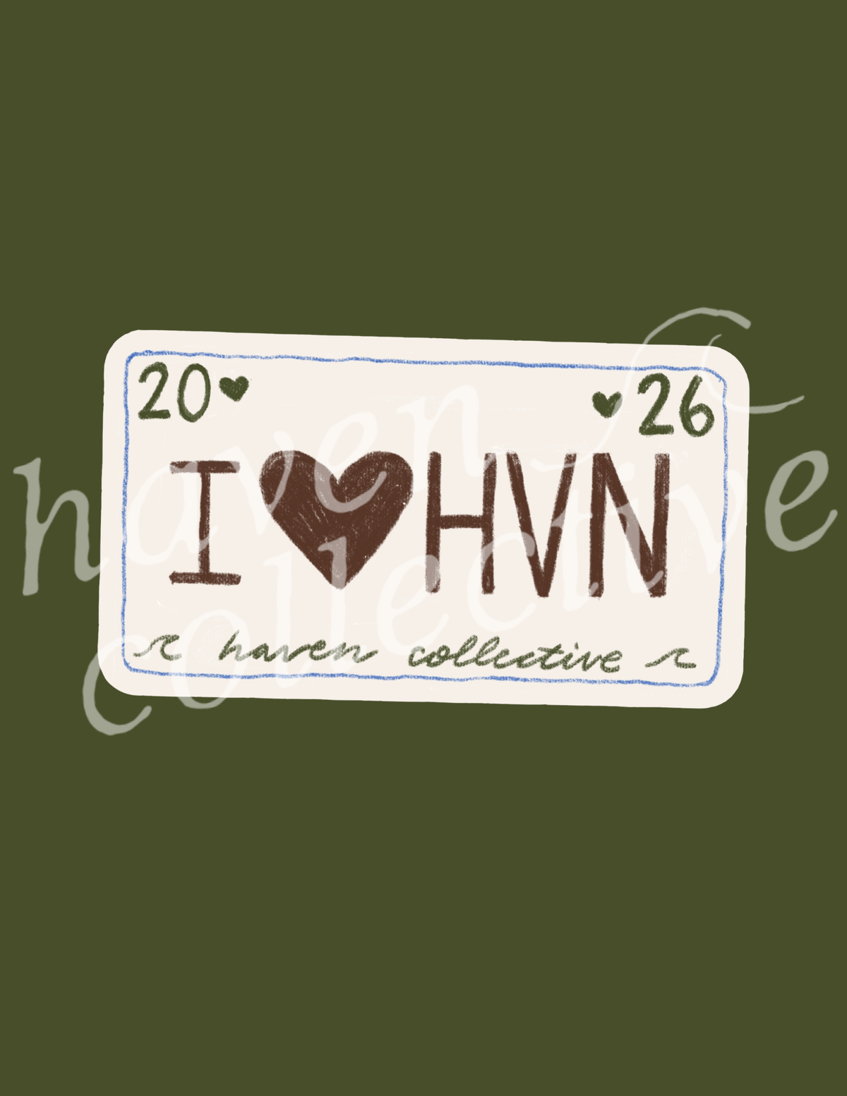 License Plate Sticker