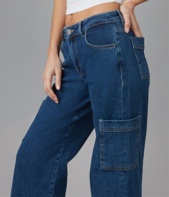 Pheonix SPH Mid Rise Cargo Jeans