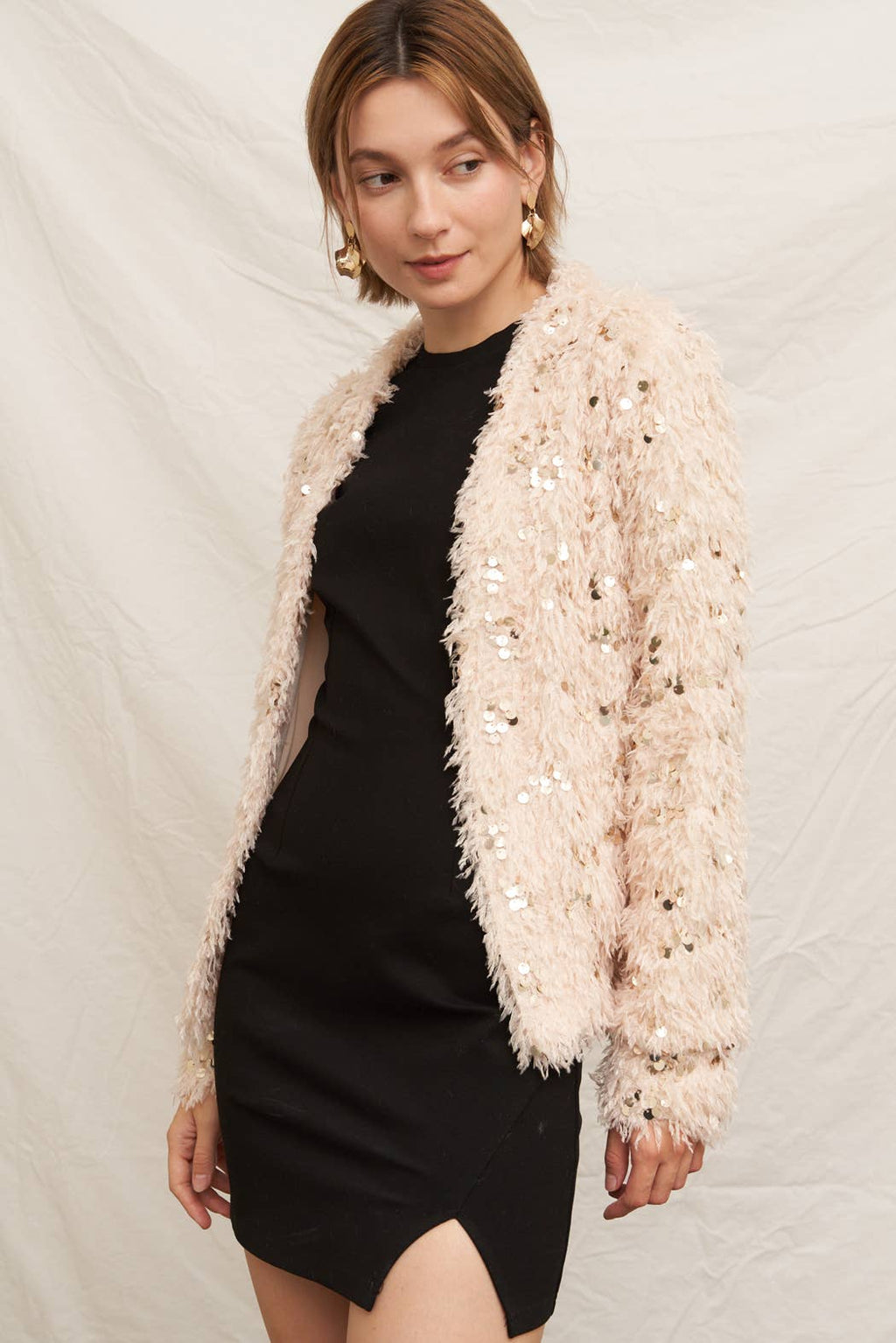 Glitter Sequin Cardi
