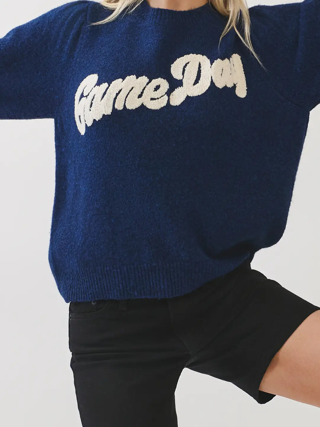 Game Day Short Sleeve Sweater