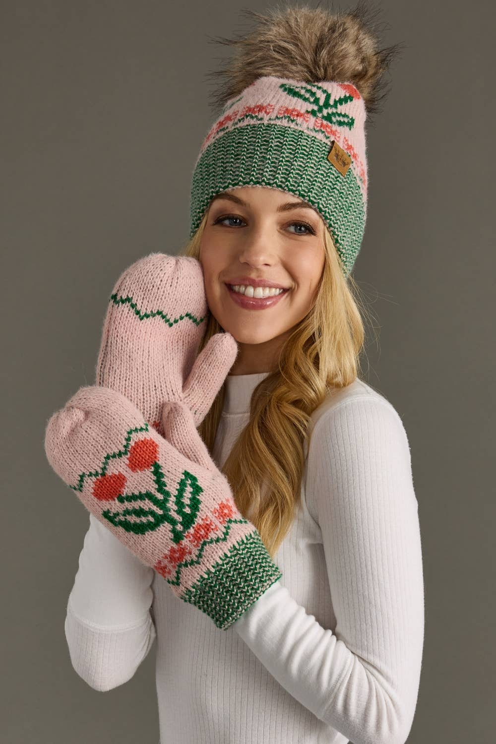 Cherry Mittens