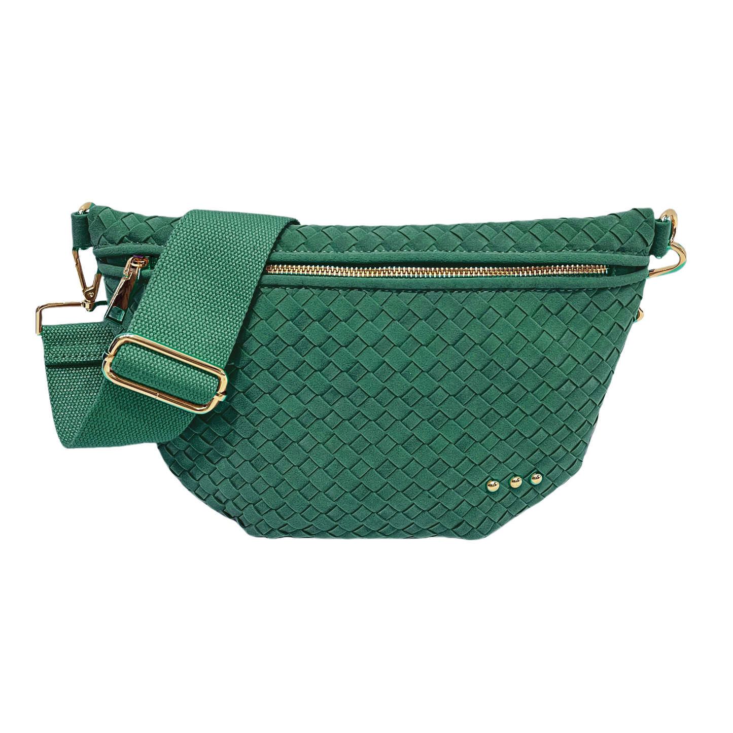 Suede Westlyn Woven Bum Bag