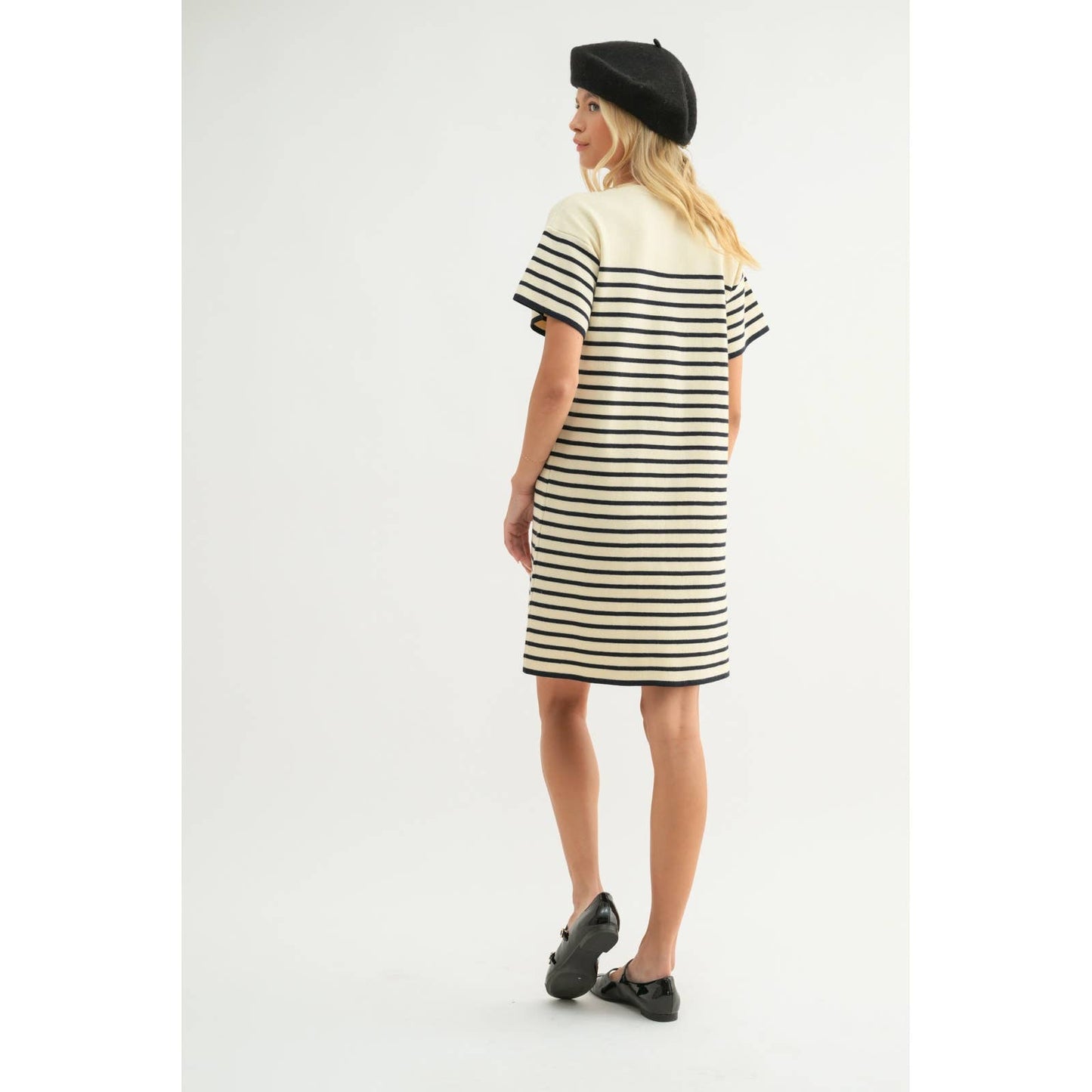 Striped Sweater Mini Dress
