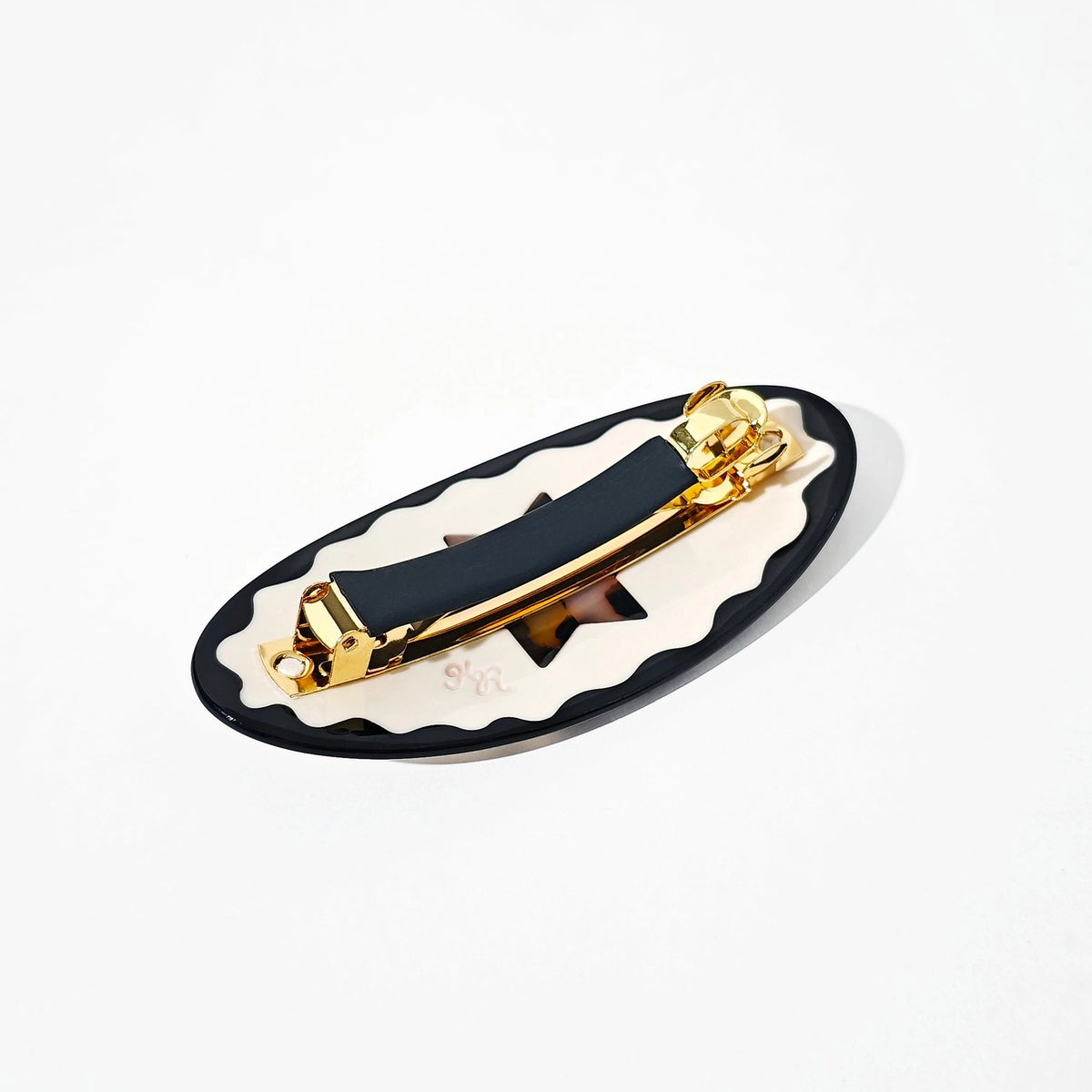 Tortoise Star Large Barrette