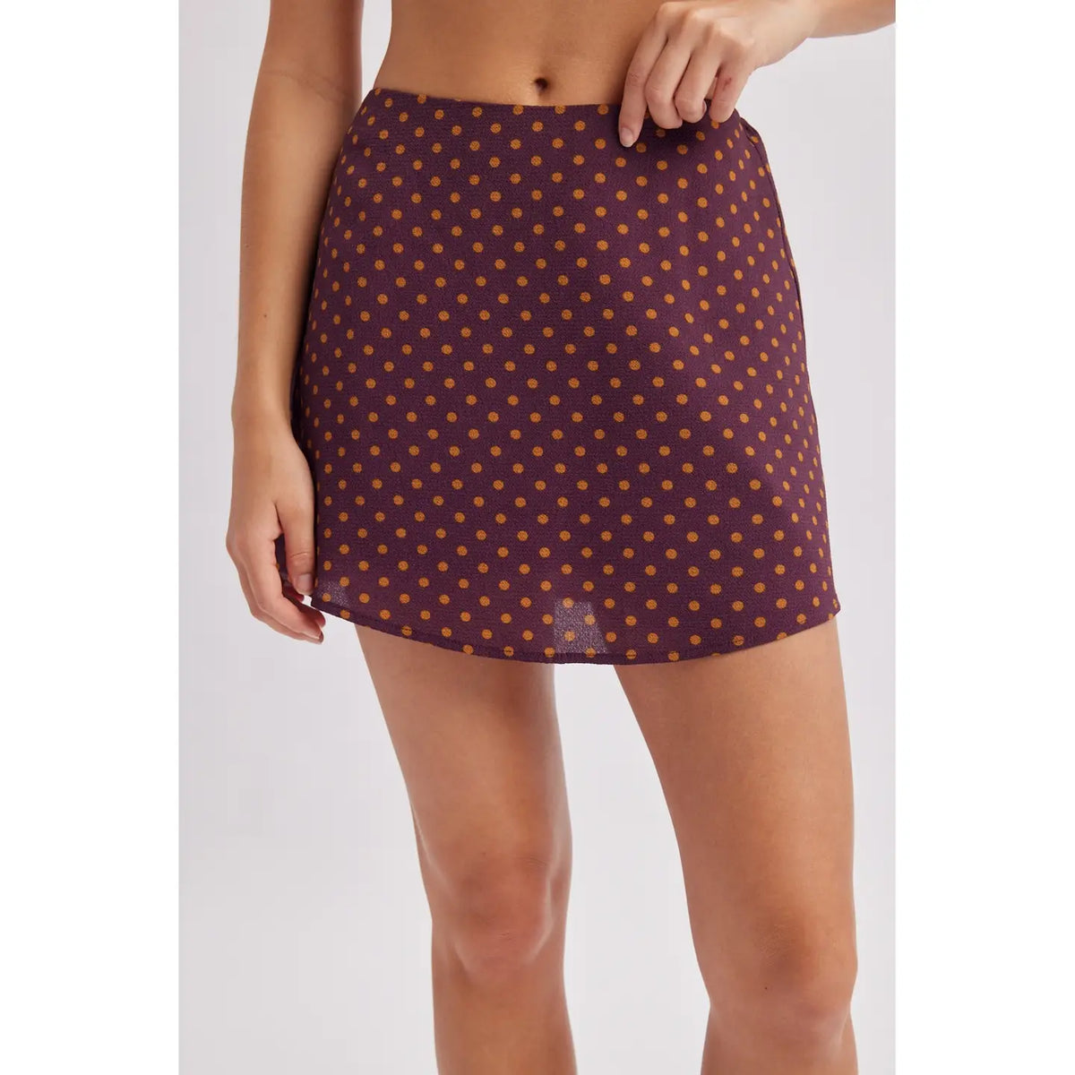 Polka Dot Mini Skirt