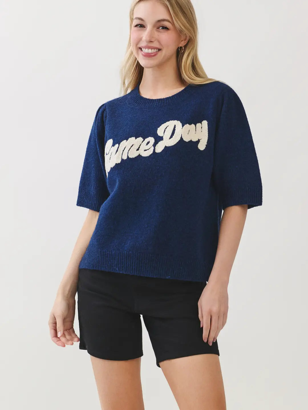 Game Day Short Sleeve Sweater