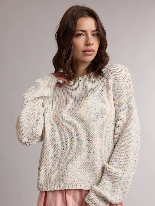 Multicolor Yarn Sweater