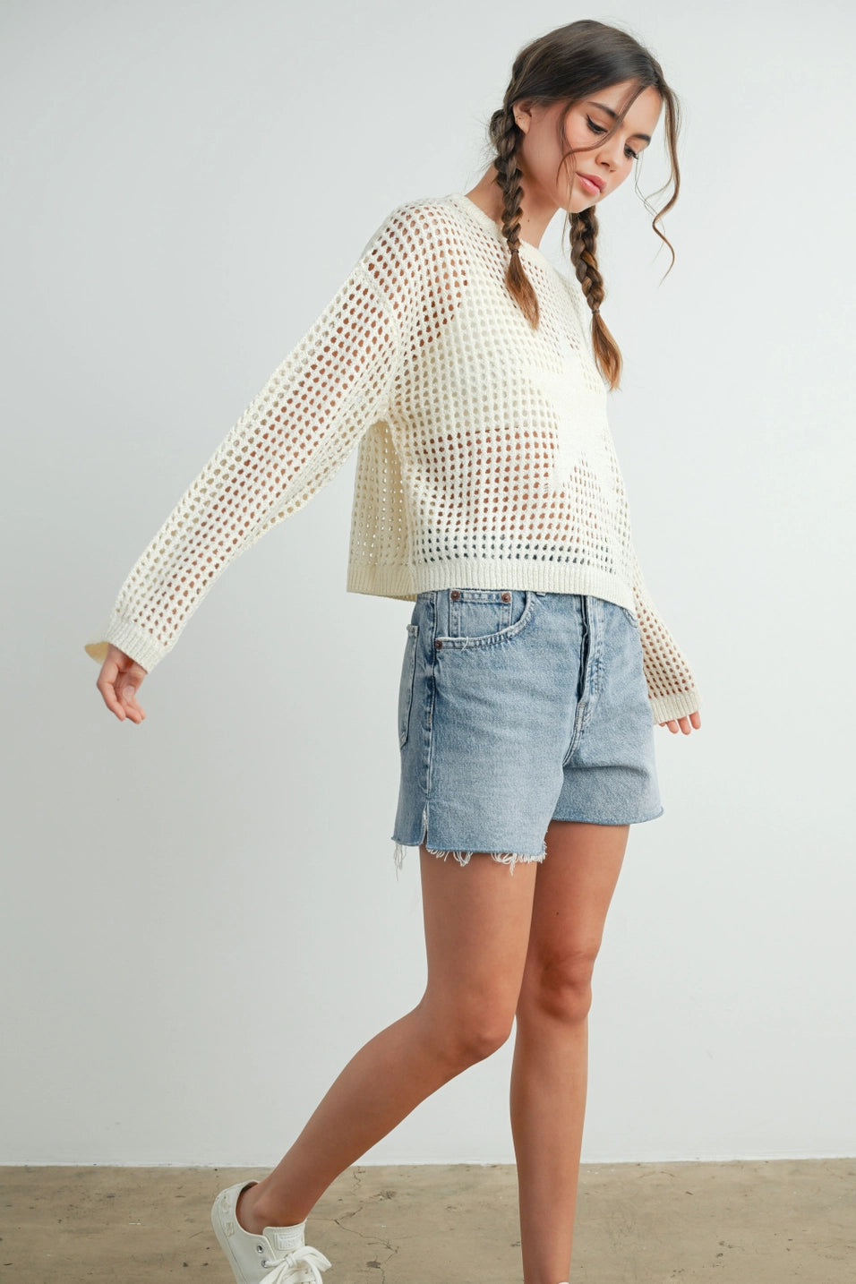Crochet Star Sweater