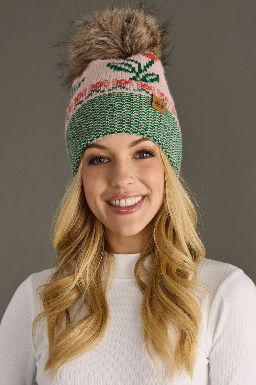 Cherry Pom Hat