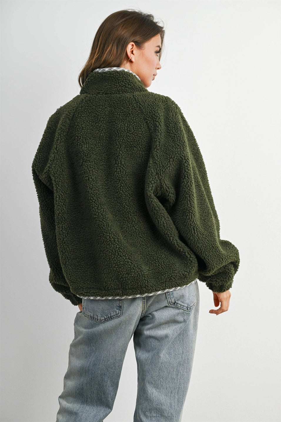 Plaid & Sherpa Jacket