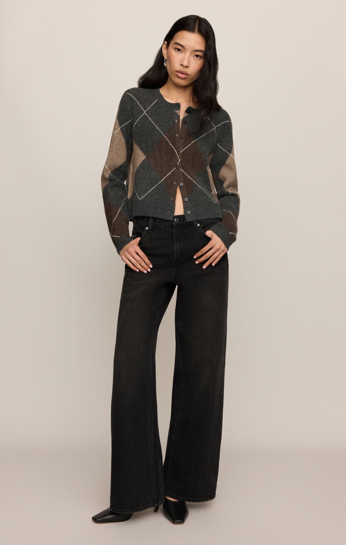 Medina Argyle Cardigan