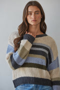 Striped Knit Sweater