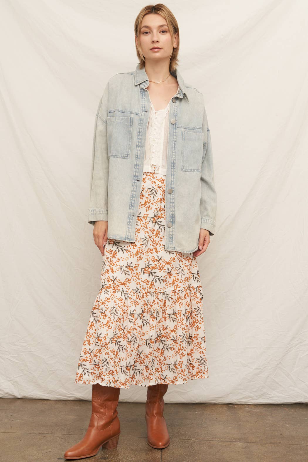 Lightweight Denim Jean Jacket