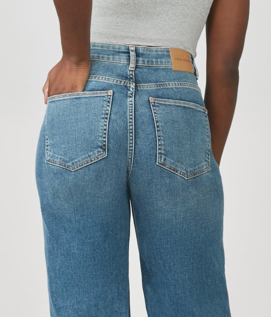 Milan High Rise Wide Leg Jeans