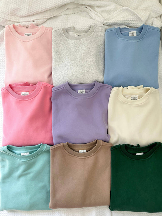 Basic Watercolor Sweatshirts