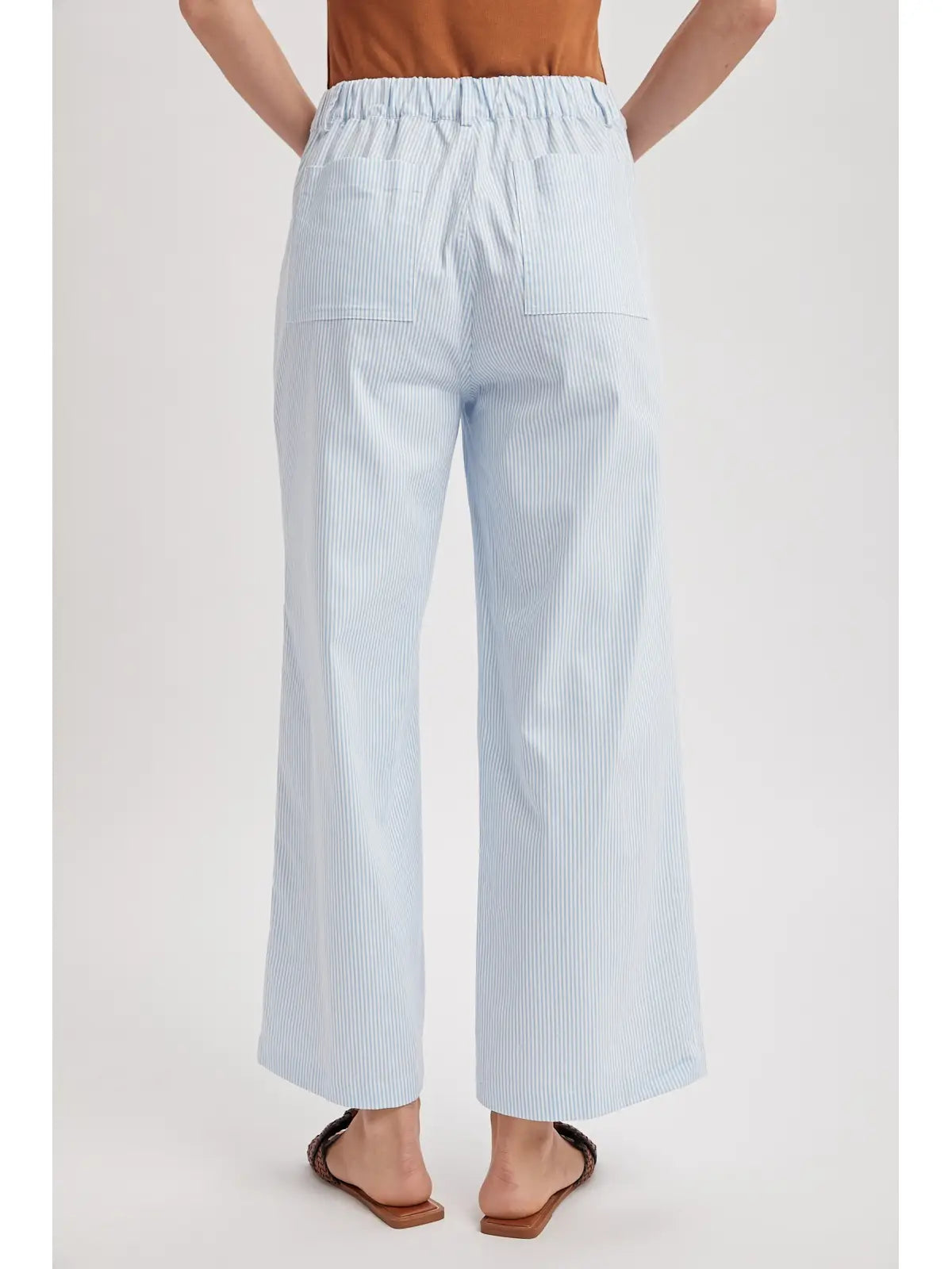 Striped Wide Leg Pants