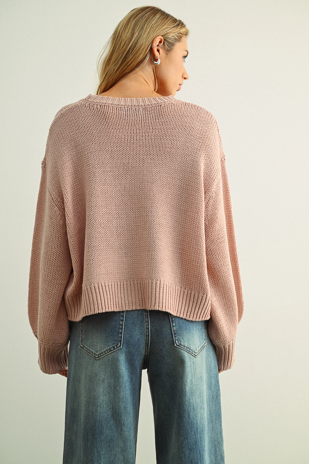 Balloon Sleeve Sweater