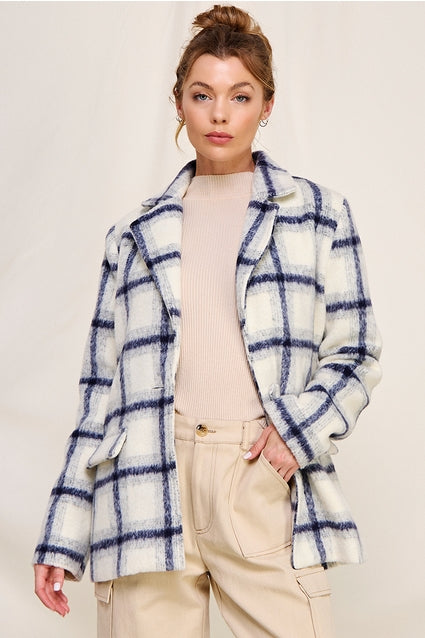 Cozy Plaid Coat