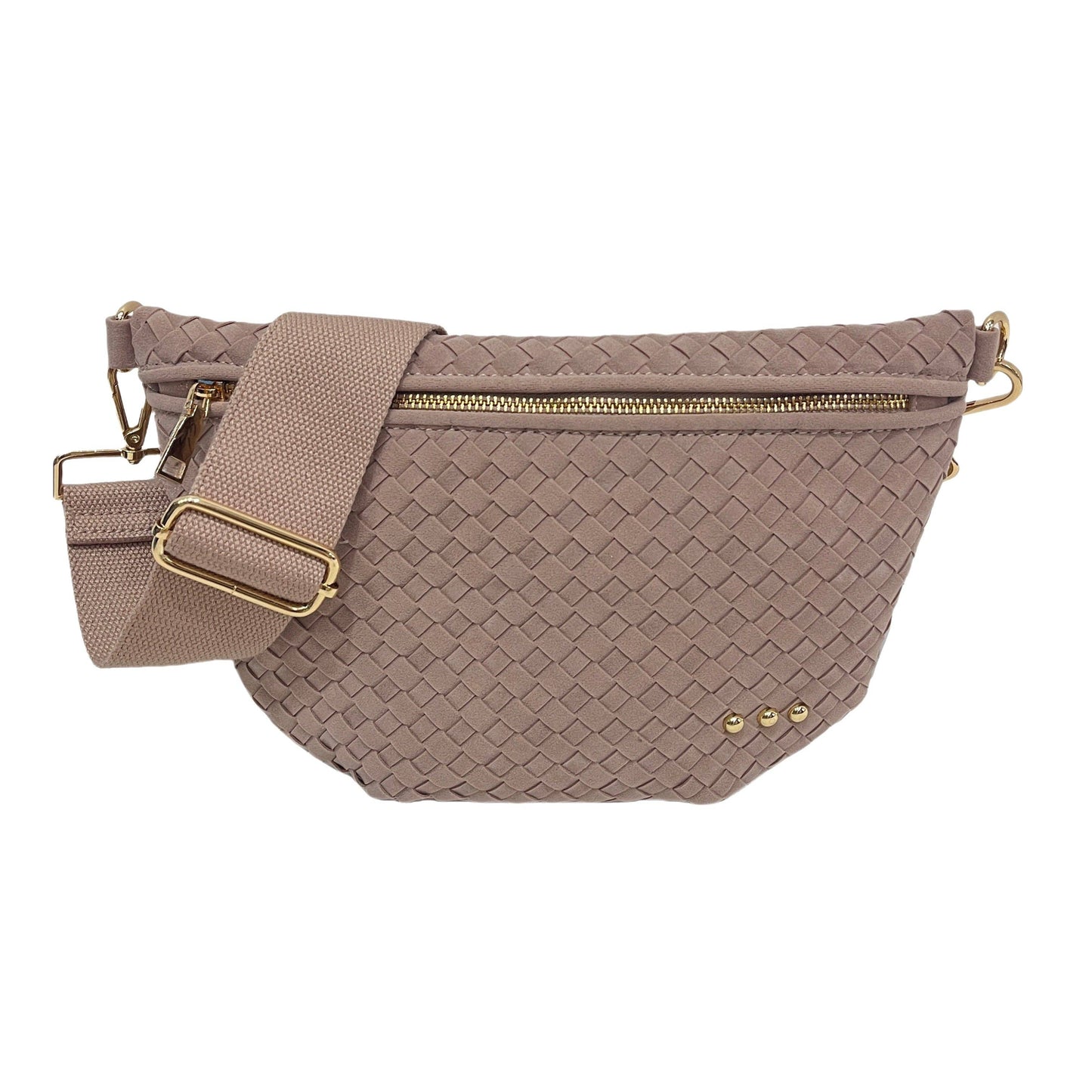 Suede Westlyn Woven Bum Bag