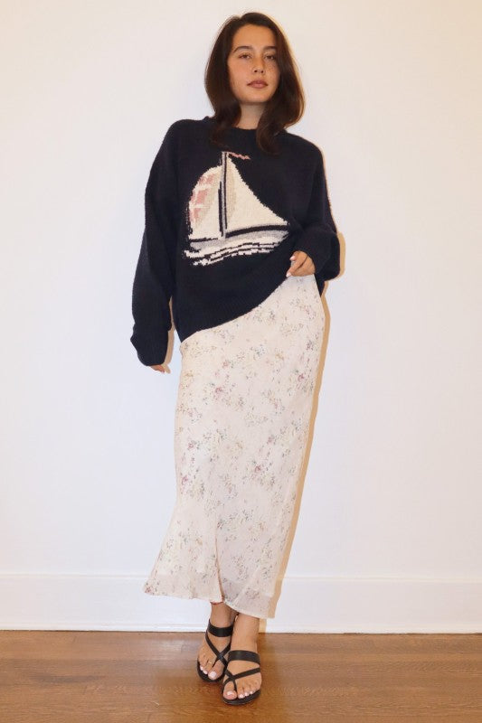 Sailboat Knit Sweater