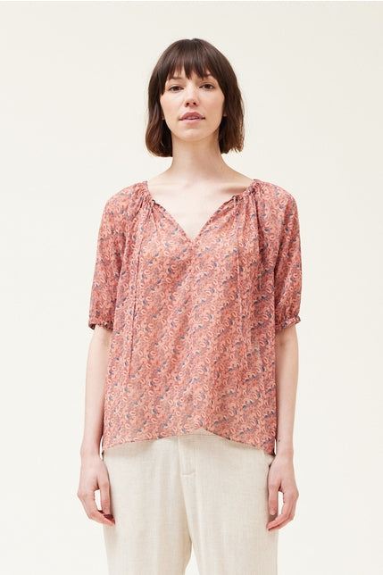 Half Sleeve Chiffon Blouse