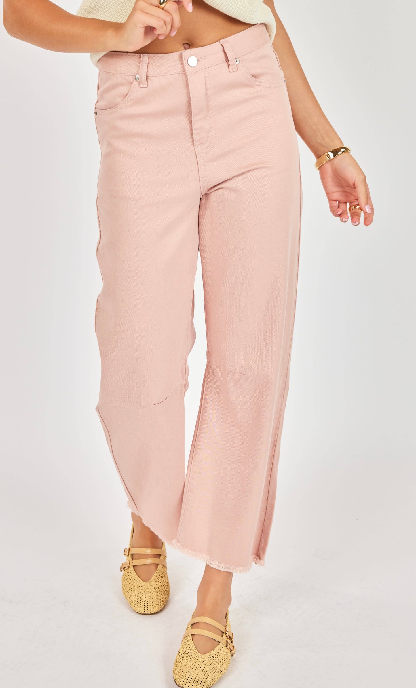 Judie Denim Barrel Pants