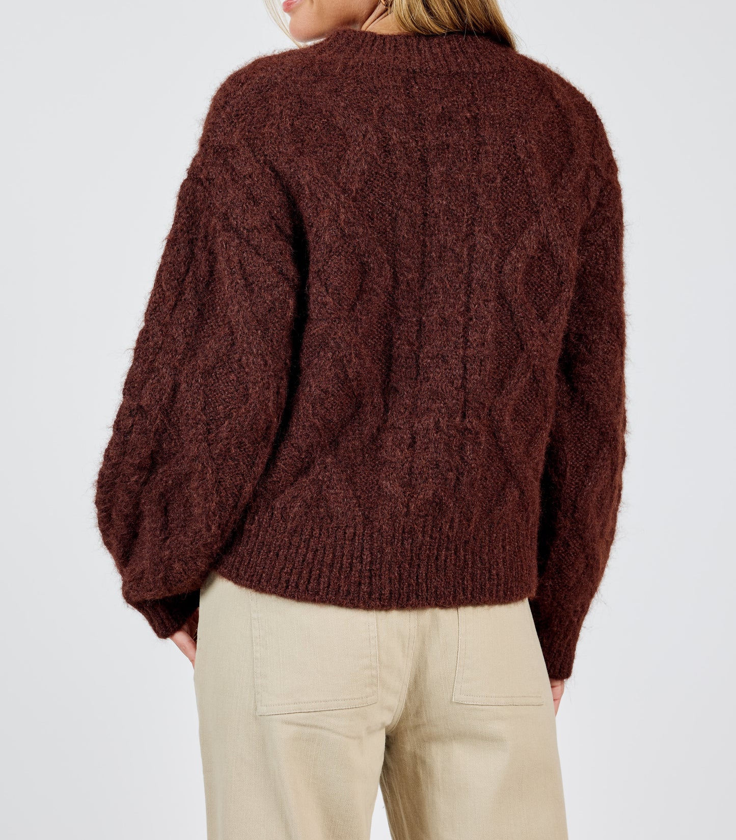 Join Hands Cable Knit Sweater