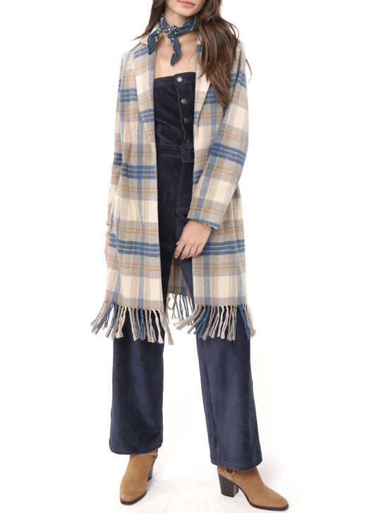 Prim Plaid Coat