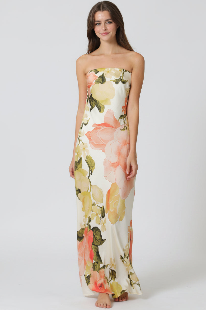 Cowl Back Slip Dress