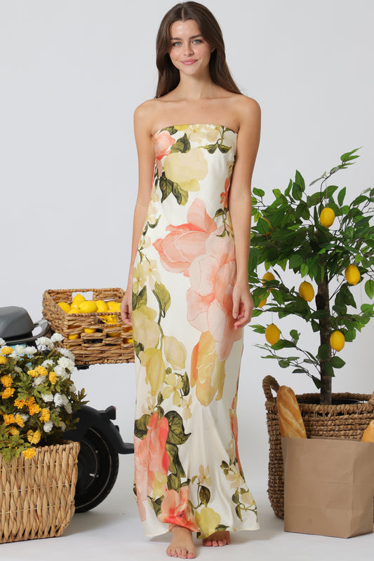 Cowl Back Slip Dress