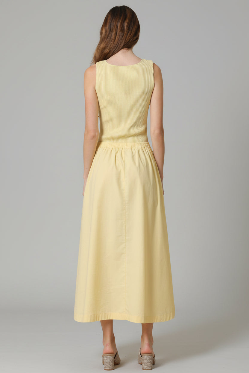 Drop Waist Tulip Dress