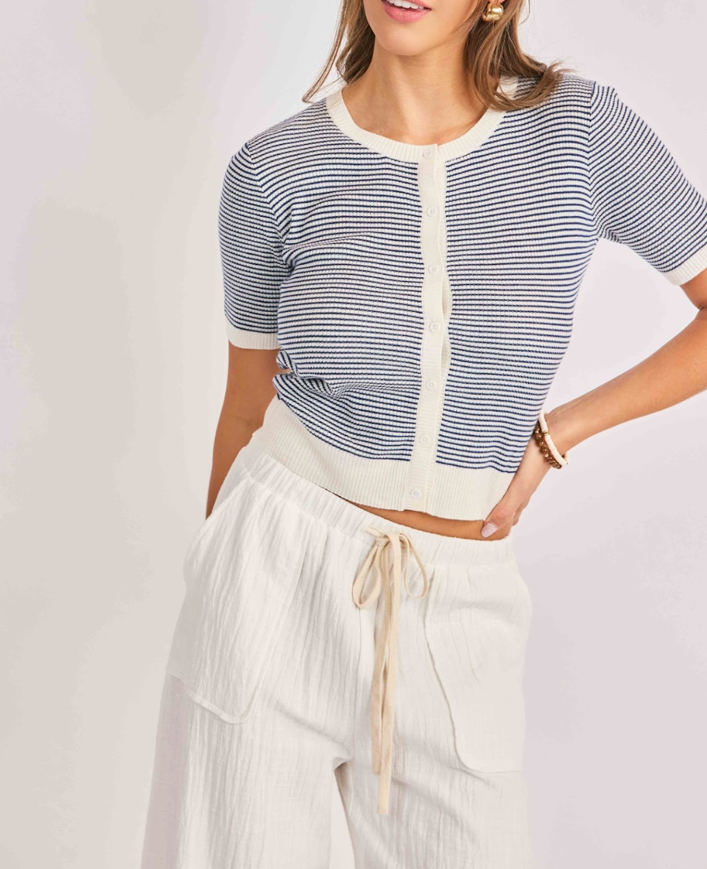 Mavi Stripe Cardigan