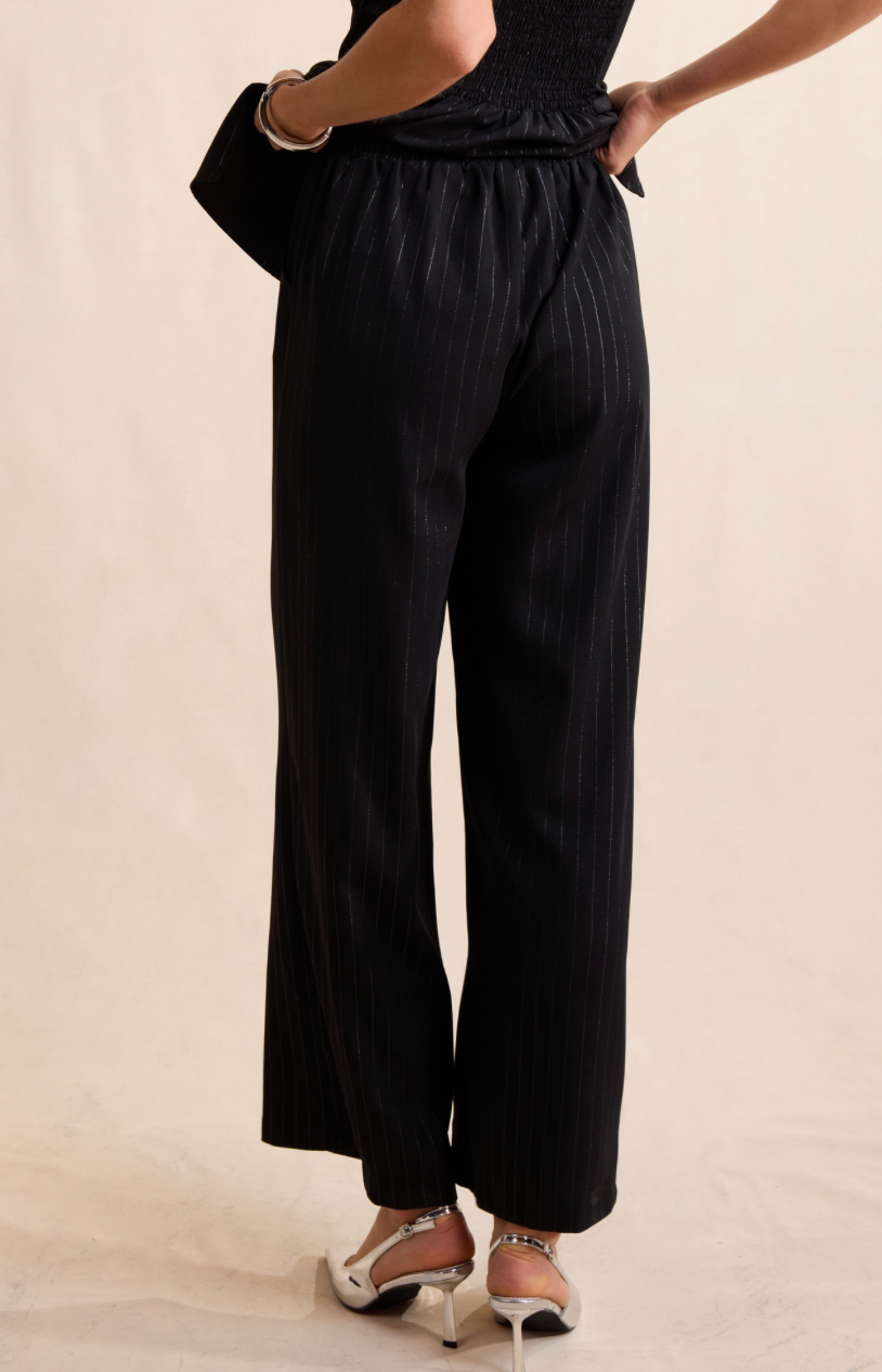 Gilded Evening Pinstripe Pants