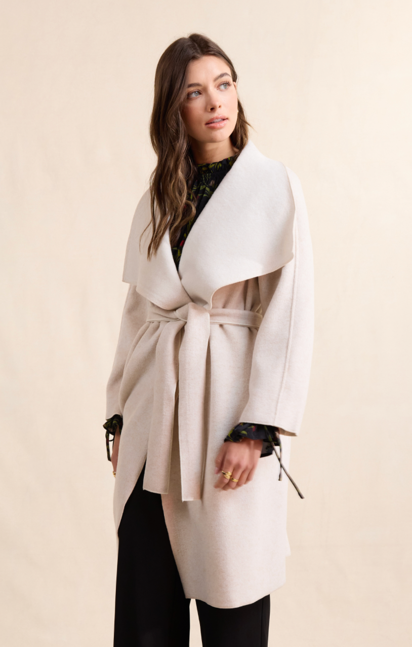 Adley Belted Wrap Coat