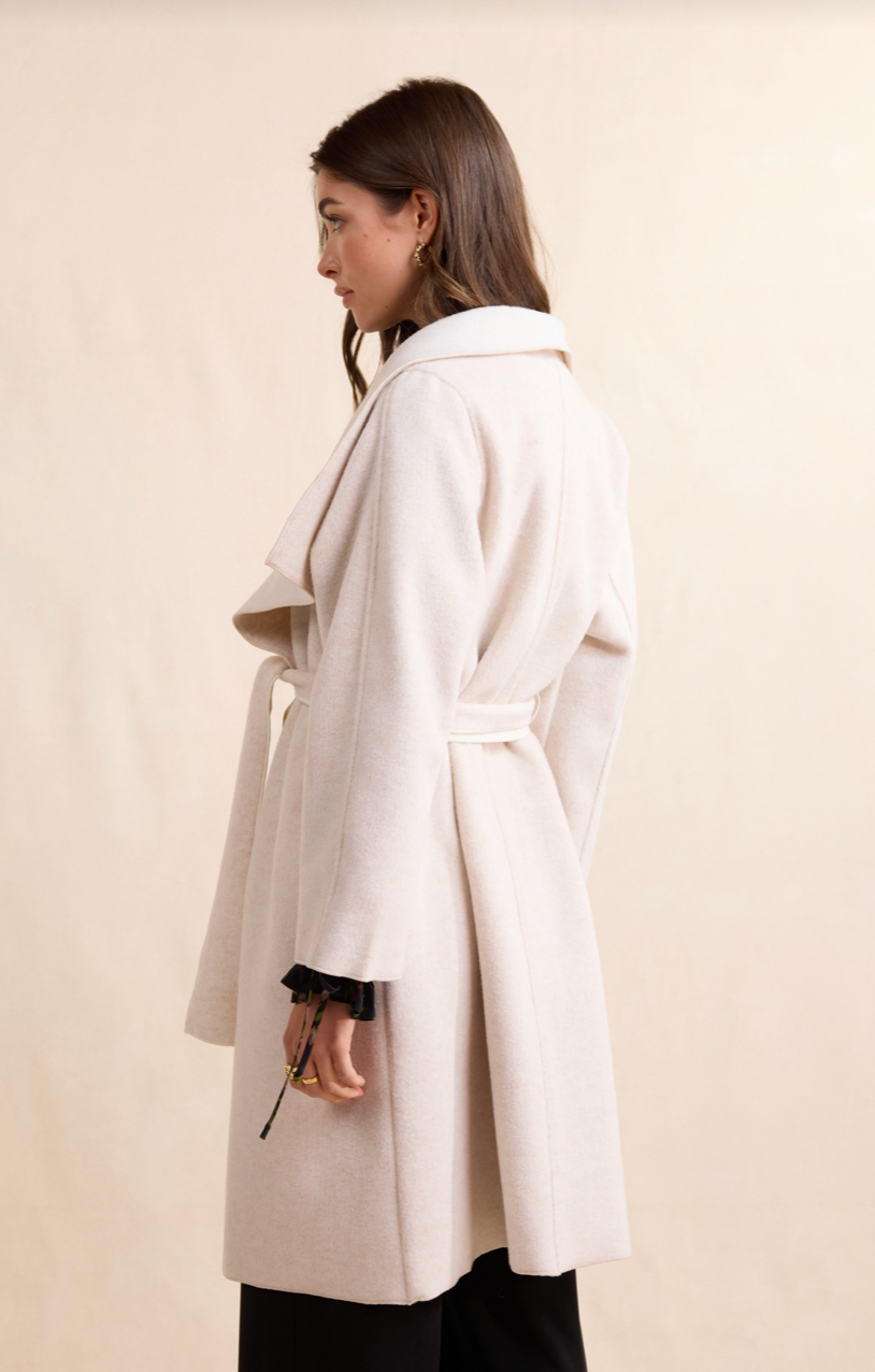 Adley Belted Wrap Coat