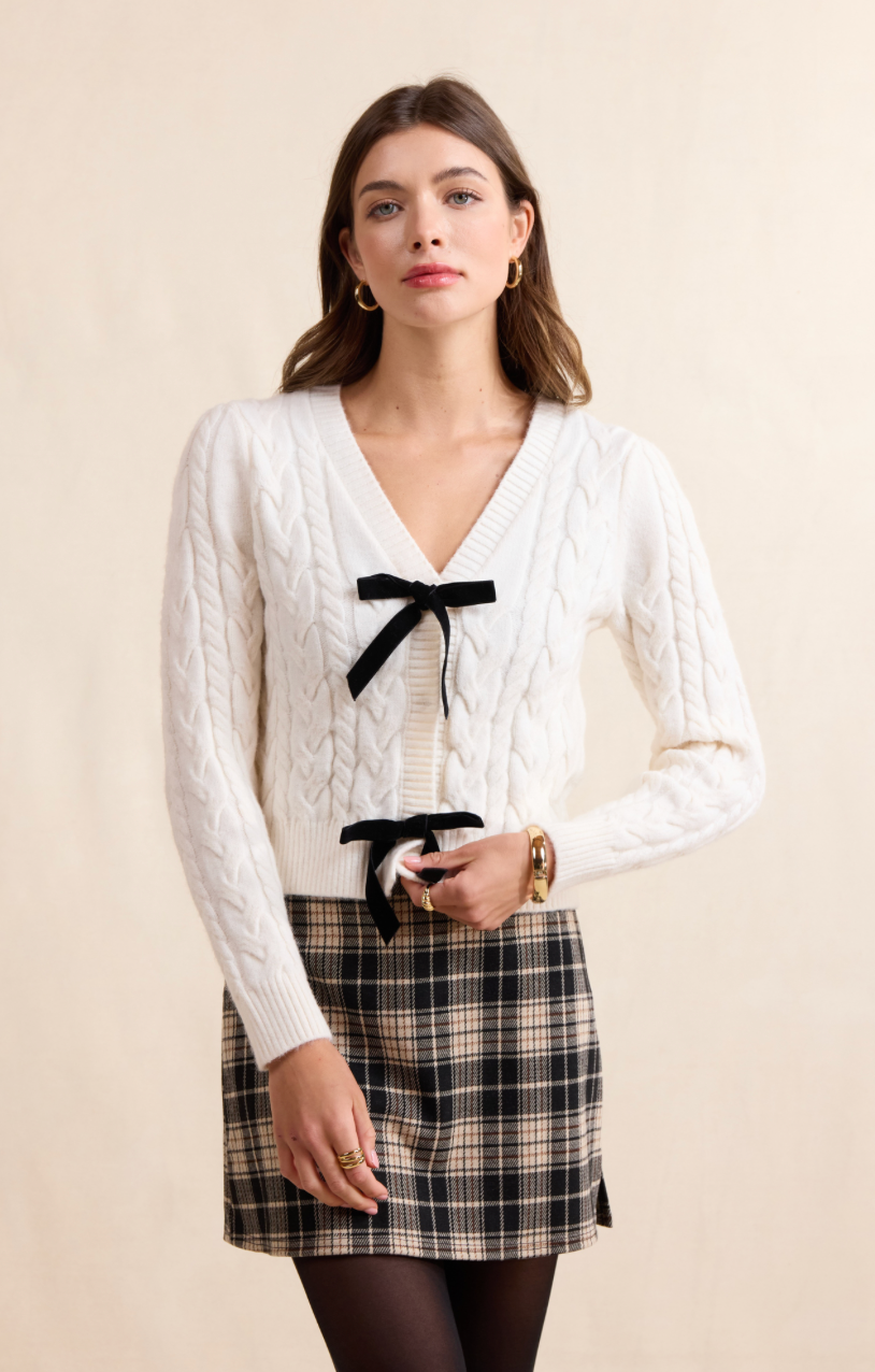 Celeste Bow Cardigan
