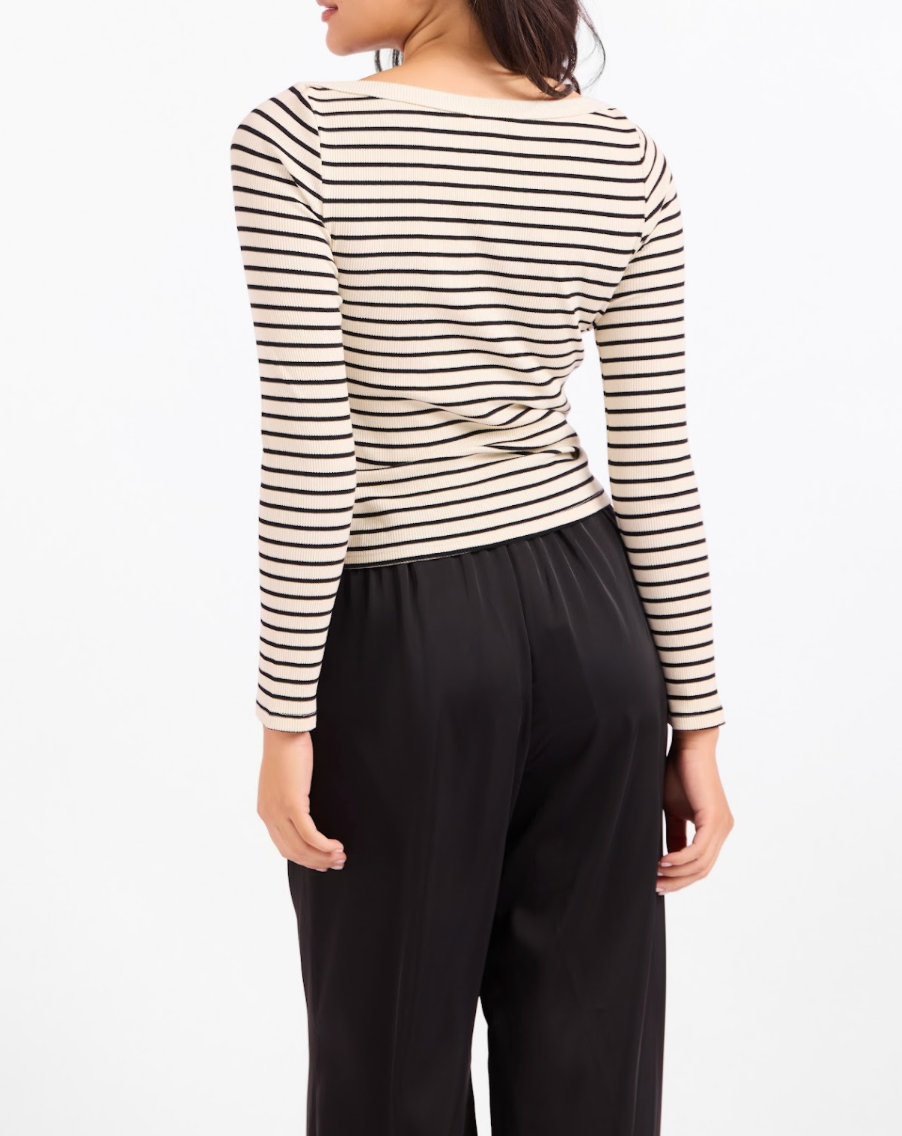 Brioche Boat Neck Top